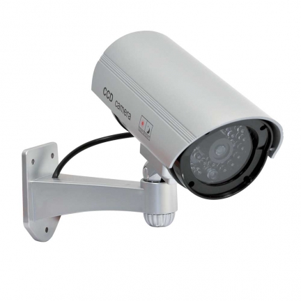 Caméra de surveillance factice avec voyant LED